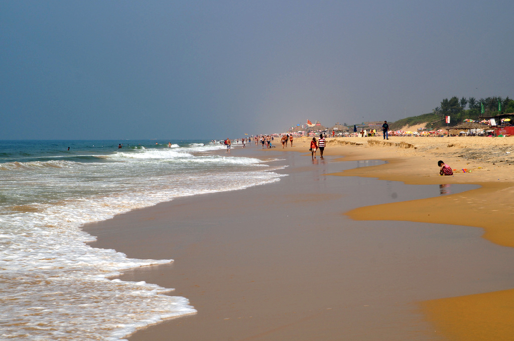 Индия гоа пляж кандолим