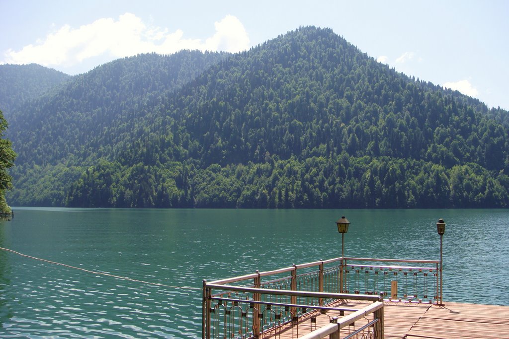 Абхазия дача сталина на озере рица фото